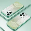 Phonesta Crystal Sparkle Silicone Back Cover hoesje voor Oppo Reno15 Pro - Groen 2