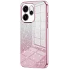 Phonesta Crystal Sparkle Silicone Back Cover hoesje voor Oppo Reno15 Pro - Roze 0