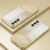 Phonesta Crystal Sparkle Silicone Back Cover hoesje voor Samsung Galaxy A57 - Goud 2
