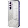 Phonesta Crystal Sparkle Silicone Back Cover hoesje voor Samsung Galaxy A57 - Paars