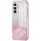 Phonesta Crystal Sparkle Silicone Back Cover hoesje voor Samsung Galaxy A57 - Roze