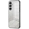 Phonesta Crystal Sparkle Silicone Back Cover hoesje voor Samsung Galaxy S25 FE - Zwart