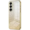 Phonesta Crystal Sparkle Silicone Back Cover hoesje voor Samsung Galaxy S26 - Goud