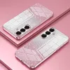 Phonesta Crystal Sparkle Silicone Back Cover hoesje voor Samsung Galaxy S26 - Roze 2