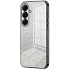 Phonesta Crystal Sparkle Silicone Back Cover hoesje voor Samsung Galaxy S26 - Zwart