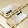 Phonesta Crystal Sparkle Silicone Back Cover hoesje voor Samsung Galaxy S26 Plus - Goud 2