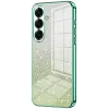 Phonesta Crystal Sparkle Silicone Back Cover hoesje voor Samsung Galaxy S26 Plus - Groen