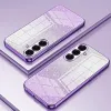 Phonesta Crystal Sparkle Silicone Back Cover hoesje voor Samsung Galaxy S26 Plus - Paars 2
