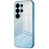 Phonesta Crystal Sparkle Silicone Back Cover hoesje voor Samsung Galaxy S26 Ultra - Blauw
