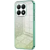Phonesta Crystal Sparkle Silicone Back Cover hoesje voor Xiaomi 15T - Groen