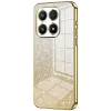 Phonesta Crystal Sparkle Silicone Back Cover hoesje voor Xiaomi 17 - Goud