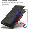 Phonesta Embossed Lines Book Wallet Case hoesje voor Oppo Find X8 Pro - Zwart 4