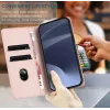 Phonesta Embossed Lines Book Wallet Case hoesje voor Xiaomi Redmi 14C / Xiaomi Poco C75 - Roze 5