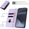 Phonesta Embossed Lines Book Wallet Case hoesje voor Motorola Moto G17/G17 Power/G15/G15 Power - Paars 4