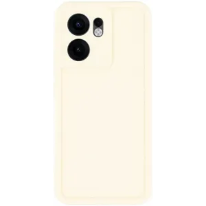 Phonesta Grooved Silicone Back Cover hoesje voor Oppo Reno13 F 4G/5G / Reno13 FS 5G - Beige