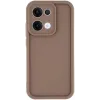 Phonesta Grooved Silicone Back Cover hoesje voor Oppo Reno13 - Bruin