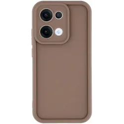 Phonesta Grooved Silicone Back Cover hoesje voor Oppo Reno13 - Bruin