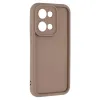 Phonesta Grooved Silicone Back Cover hoesje voor Oppo Reno13 - Bruin 3