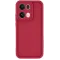 Phonesta Grooved Silicone Back Cover hoesje voor Oppo Reno13 Pro - Rood