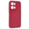 Phonesta Grooved Silicone Back Cover hoesje voor Oppo Reno13 Pro - Rood 3
