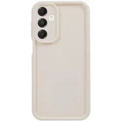 Phonesta Grooved Silicone Back Cover hoesje voor Samsung Galaxy A16 - Beige