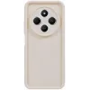 Phonesta Grooved Silicone Back Cover hoesje voor Xiaomi Redmi 14C / Xiaomi Poco C75 - Beige
