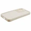 Phonesta Grooved Silicone Back Cover hoesje voor Samsung Galaxy S25 - Beige 4