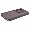 Phonesta Grooved Silicone Back Cover hoesje voor Samsung Galaxy S25 Ultra - Bruin 4