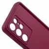 Phonesta Grooved Silicone Back Cover hoesje voor Samsung Galaxy S25 Ultra - Rood 5