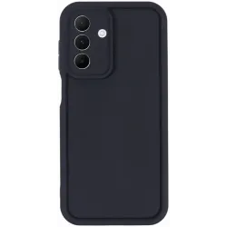 Phonesta Grooved Silicone Back Cover hoesje voor Samsung Galaxy A26 - Zwart
