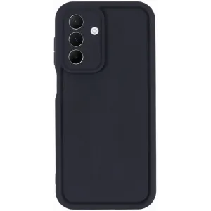 Phonesta Grooved Silicone Back Cover hoesje voor Samsung Galaxy A26 - Zwart