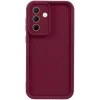 Phonesta Grooved Silicone Back Cover hoesje voor Samsung Galaxy A36 - Rood