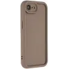 Phonesta Grooved Silicone Back Cover hoesje voor Apple iPhone 17e/16e - Bruin
