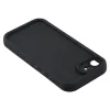 Phonesta Grooved Silicone Back Cover hoesje voor Apple iPhone 17e/16e - Zwart 5