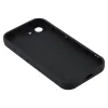 Phonesta Grooved Silicone Back Cover hoesje voor Apple iPhone 17e/16e - Zwart 6