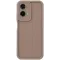 Phonesta Grooved Silicone Back Cover hoesje voor Motorola Moto G35 - Bruin