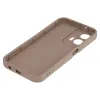 Phonesta Grooved Silicone Back Cover hoesje voor Motorola Moto G35 - Bruin 4