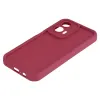Phonesta Grooved Silicone Back Cover hoesje voor Motorola Moto G35 - Rood 3