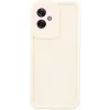 Phonesta Grooved Silicone Back Cover hoesje voor Motorola Moto G55 - Beige