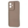 Phonesta Grooved Silicone Back Cover hoesje voor Motorola Moto G55 - Bruin 3