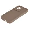 Phonesta Grooved Silicone Back Cover hoesje voor Motorola Moto G55 - Bruin 4