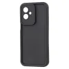 Phonesta Grooved Silicone Back Cover hoesje voor Motorola Moto G55 - Zwart 3