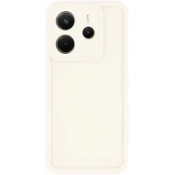 Phonesta Grooved Silicone Back Cover hoesje voor Xiaomi Redmi Note 14 4G - Beige