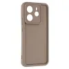 Phonesta Grooved Silicone Back Cover hoesje voor Xiaomi Redmi Note 14 4G - Bruin 3