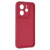 Phonesta Grooved Silicone Back Cover hoesje voor Xiaomi Redmi Note 14 4G - Rood 3