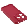 Phonesta Grooved Silicone Back Cover hoesje voor Xiaomi Redmi Note 14 4G - Rood 4