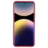 Phonesta Grooved Silicone Back Cover hoesje voor Xiaomi Redmi Note 14 Pro 4G - Rood 2