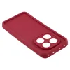 Phonesta Grooved Silicone Back Cover hoesje voor Xiaomi Redmi Note 14 Pro 5G / Xiaomi Poco X7 - Rood 4