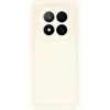 Phonesta Grooved Silicone Back Cover hoesje voor Xiaomi Redmi Note 14 Pro Plus - Beige