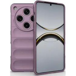 Phonesta GripShell Silicone Back Cover hoesje voor Oppo Find X8 Pro - Paars